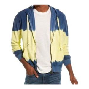 ATM Anthony Thomas Melillo Cotton French Terry Two Toned Dipped Tie Dye Size M